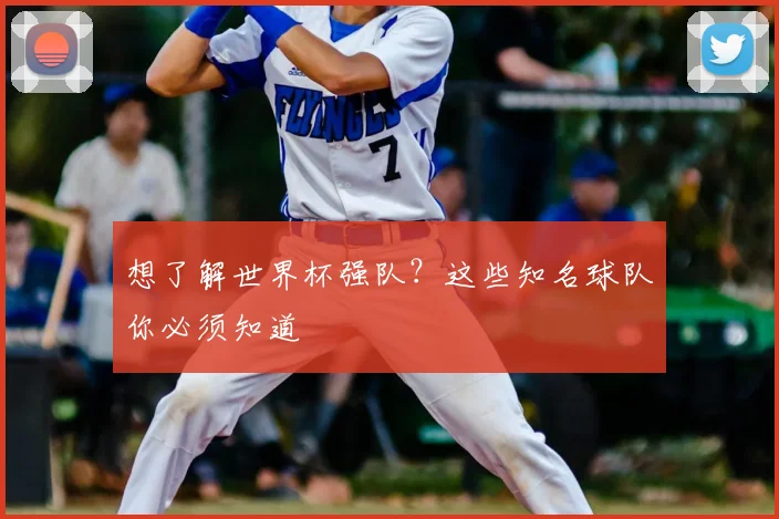 想了解世界杯强队？这些知名球队你必须知道